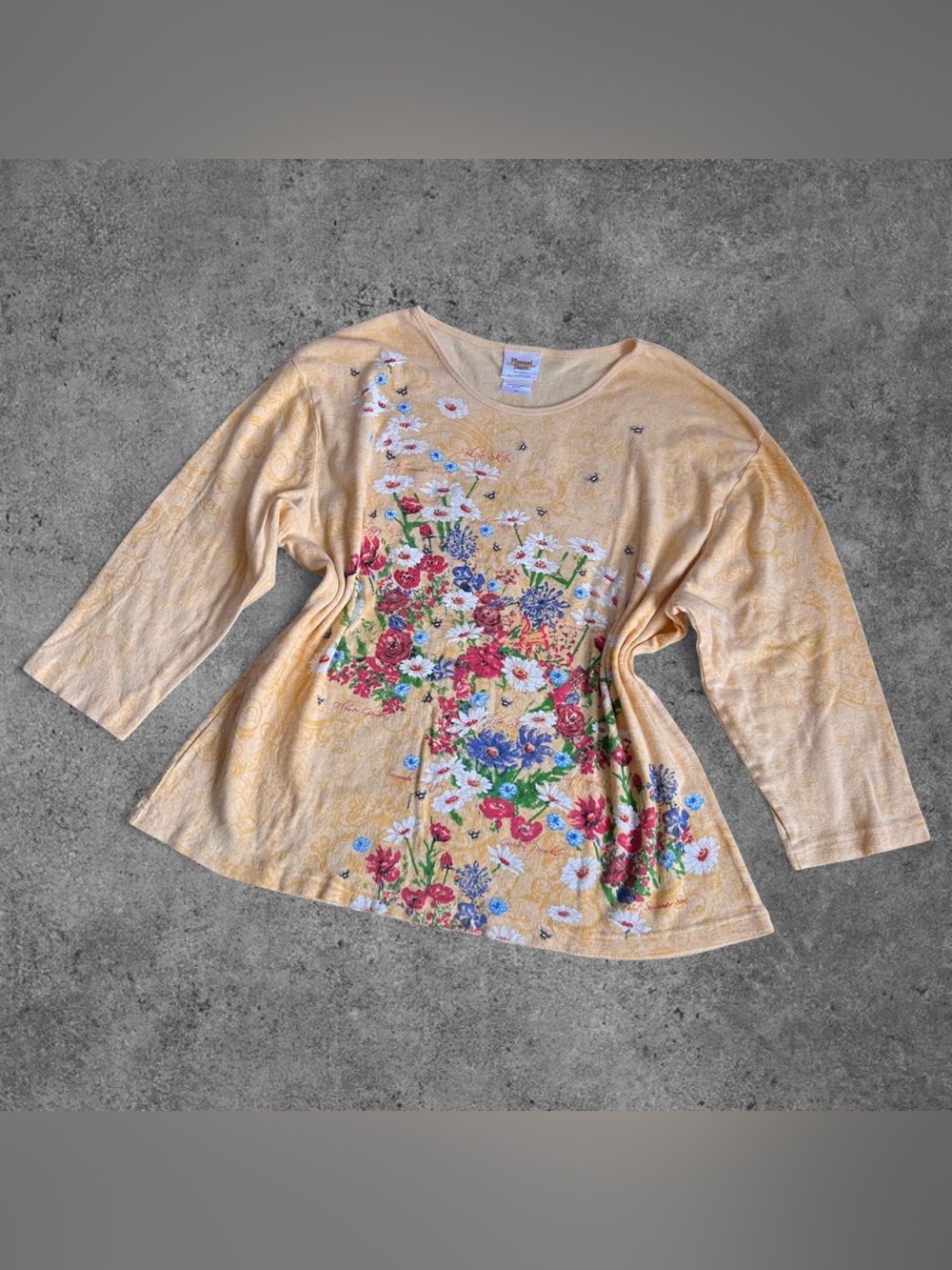 Cottagecore Yellow Garden Top